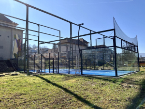 Padel Tennis in der Zwischennutzung Transformation Unterwerk